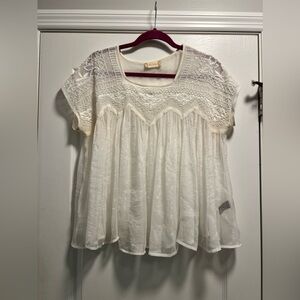 Altar’d State beaded embellished flowy blouse
